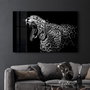 Wallity Pintura Decorativa de Vidrio Templado Multicolor 46 x 72 cm